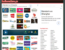 Tablet Screenshot of enlaradio.net